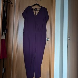 Elegant Purple Women's Jumpsuit